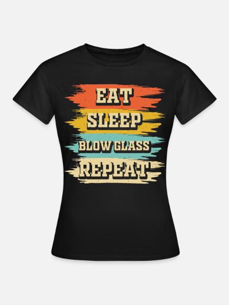 Glasbläser - Frauen T-Shirt - Schwarz