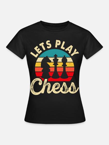 Schach - Frauen T-Shirt - Schwarz