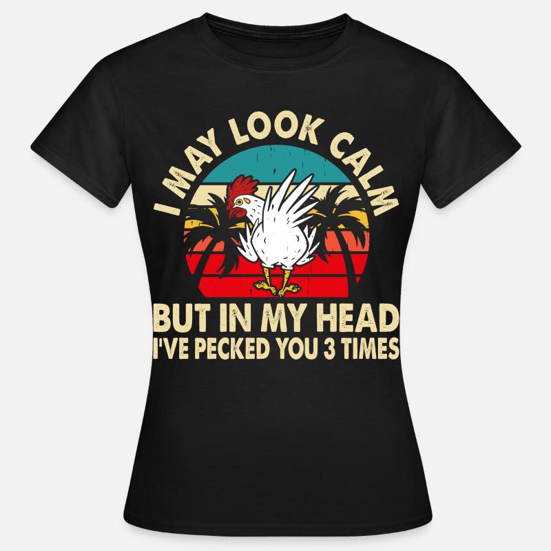 Chickens Chicken - Women's T-Shirt - black