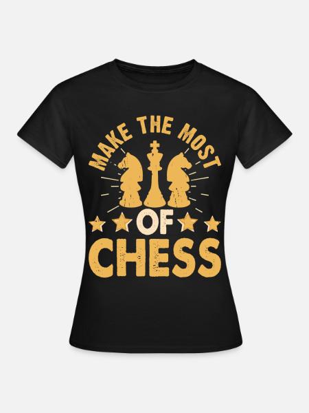 Schach - Frauen T-Shirt - Schwarz