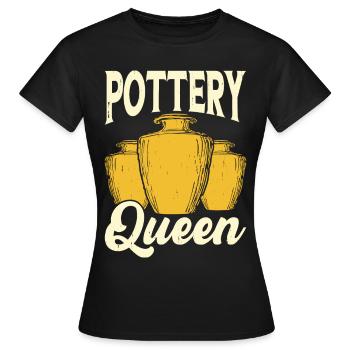Poterie Poterie Poterie - T-shirt Femme - noir - Devant - AI Model Female 172 dark (172cm)
