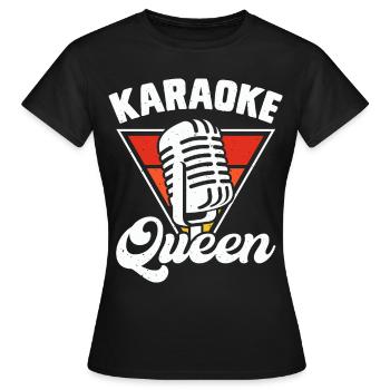 Karaoké - T-shirt Femme - noir - Devant - AI Model Female 172 dark (172cm)