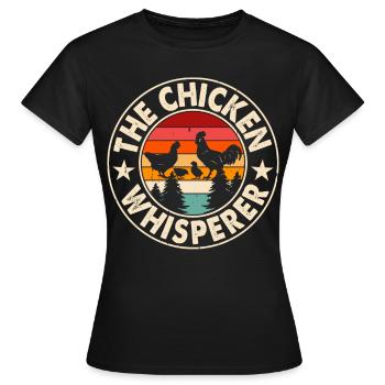 Poulets Poulet - T-shirt Femme - noir - Devant - AI Model Female 172 dark (172cm)