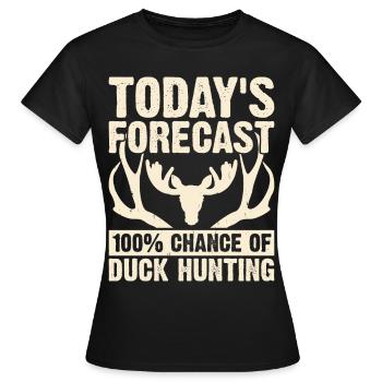 Jäger Jagen - Frauen T-Shirt - Schwarz - Vorne - AI Model Female 172 dark (172cm)