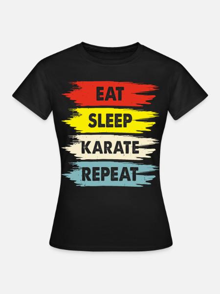Karate - Frauen T-Shirt - Schwarz