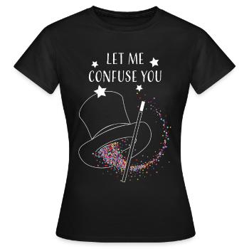 Magic Hat Magic Tricks Carte Magic Magic Show - T-shirt Femme - noir - Devant - AI Model Female 172 dark (172cm)