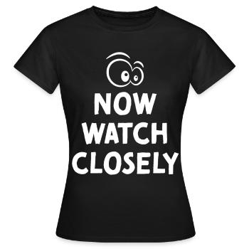 Spectacle de magie Illusionniste Trickster Magicien Magie - T-shirt Femme - noir - Devant - AI Model Female 172 dark (172cm)