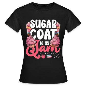 Pâtissier Pâtissier - T-shirt Femme - noir - Devant - AI Model Female 172 dark (172cm)