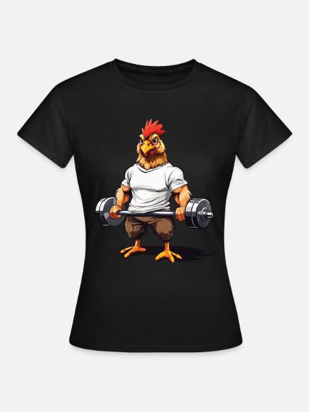 Musculation Musculaire Fitness Fun Design - T-shirt Femme - noir