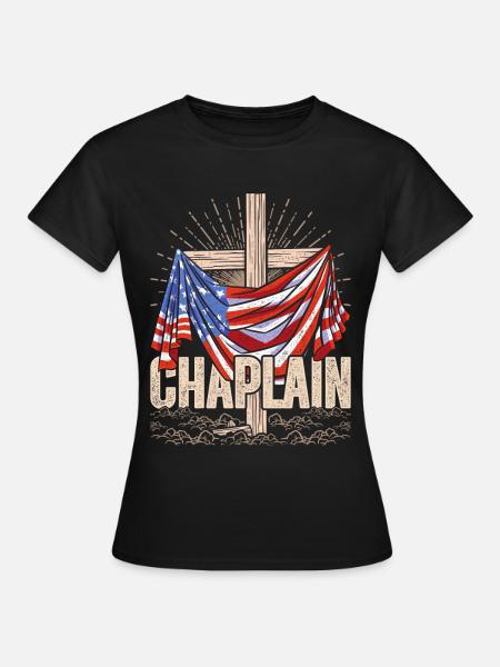 Kaplan Kleriker Pfarrer - Frauen T-Shirt - Schwarz