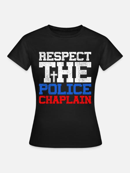 Polizeipfarrer Kaplan Kleriker - Frauen T-Shirt - Schwarz
