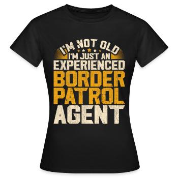 Gardes-frontières Gardes-frontières Douanes - T-shirt Femme - noir - Devant - AI Model Female 172 dark (172cm)