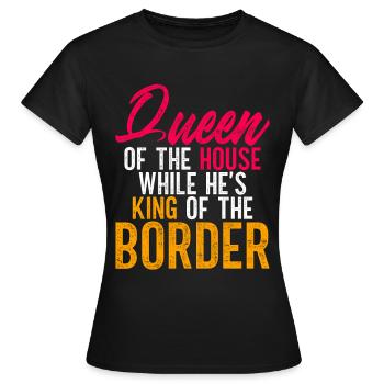 Gardes-frontières Gardes-frontières Douanes - T-shirt Femme - noir - Devant - AI Model Female 172 dark (172cm)