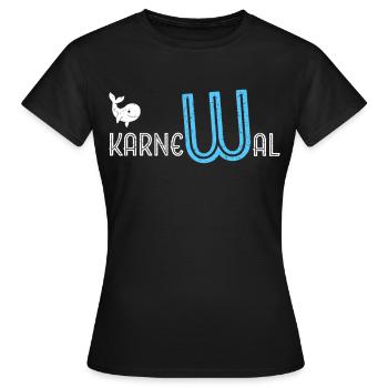Carnaval Carnaval Confettis Femme Carnaval Jeckin - T-shirt Femme - noir - Devant - AI Model Female 172 dark (172cm)