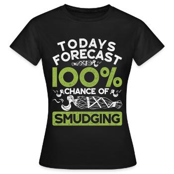 Fumigation d’appartement par la fumée - T-shirt Femme - noir - Devant - AI Model Female 172 dark (172cm)