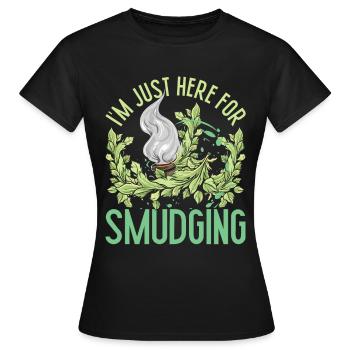 Je suis juste là pour la fumigation de l’appartement - T-shirt Femme - noir - Devant - AI Model Female 172 dark (172cm)