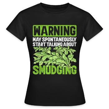 Fumigation d’appartement par la fumée - T-shirt Femme - noir - Devant - AI Model Female 172 dark (172cm)