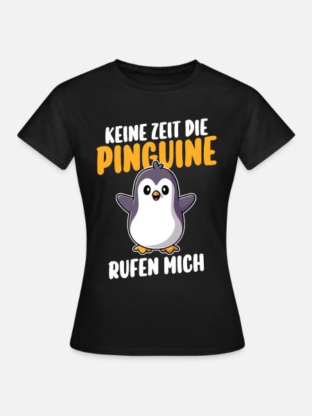Pinguin - Frauen T-Shirt - Schwarz