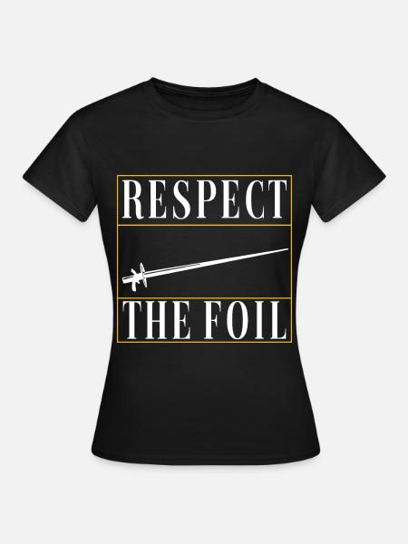Fechten Fechtsport - Frauen T-Shirt - Schwarz