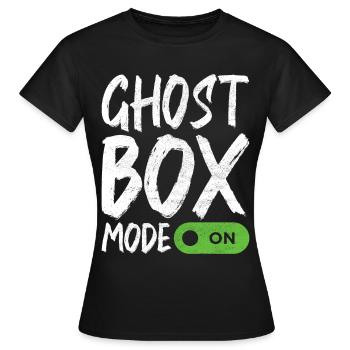 Enquêteur paranormal Chasse aux fantômes - T-shirt Femme - noir - Devant - AI Model Female 172 dark (172cm)