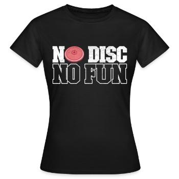 Lancer du disque Lancer du disque - T-shirt Femme - noir - Devant - AI Model Female 172 dark (172cm)