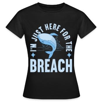 Whales Whale - Women's T-Shirt - black - Front - AI Model Female 172 dark (172cm)