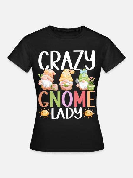 Gartenzwerge Gartenarbeit - Frauen T-Shirt - Schwarz