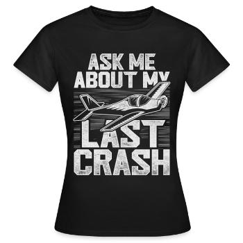 Maquette d’avion Maquette d’avion - T-shirt Femme - noir - Devant - AI Model Female 172 dark (172cm)