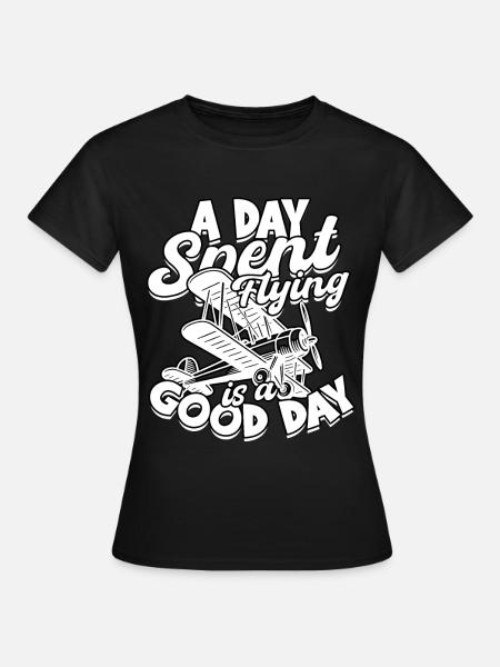 Modellflugzeug Modellflieger - Frauen T-Shirt - Schwarz