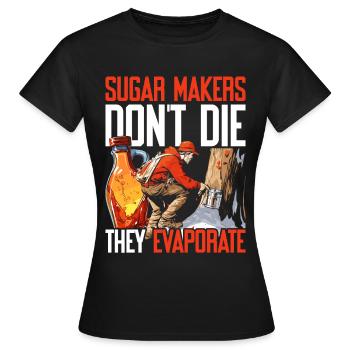 Maple Syrup Maple Tree Maple Sap - Women's T-Shirt - black - Front - AI Model Female 172 dark (172cm)