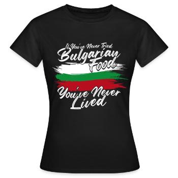 Bulgarie Bulgarie - T-shirt Femme - noir - Devant - AI Model Female 172 dark (172cm)