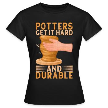 Töpfern Töpfer - Frauen T-Shirt - Schwarz - Vorne - AI Model Female 172 dark (172cm)