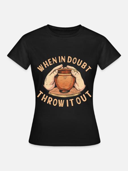 Töpfern Töpfer - Frauen T-Shirt - Schwarz