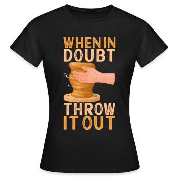 Töpfern Töpfer - Frauen T-Shirt - Schwarz - Vorne - AI Model Female 172 dark (172cm)