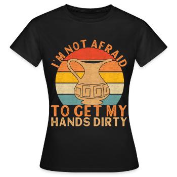 Töpfern Töpfer - Frauen T-Shirt - Schwarz - Vorne - AI Model Female 172 dark (172cm)