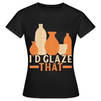 Töpfern Töpfer - Frauen T-Shirt - Schwarz - Vorne - AI Model Female 172 dark (172cm)