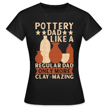 Töpfern Töpfer - Frauen T-Shirt - Schwarz - Vorne - AI Model Female 172 dark (172cm)