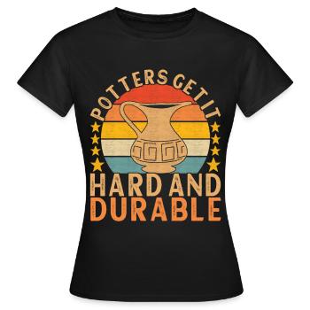 Töpfern Töpfer - Frauen T-Shirt - Schwarz - Vorne - AI Model Female 172 dark (172cm)