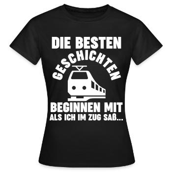 Model Railroad Model Train Train Railroad Railroad Railroad Railroad Model Train Model Train Model T - Women's T-Shirt - black - Front - AI Model Female 172 dark (172cm)