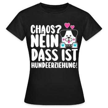 Chien Propriétaire de chien Propriétaire de chien Dresseur de chiens Chiens - T-shirt Femme - noir - Devant - AI Model Female 172 dark (172cm)