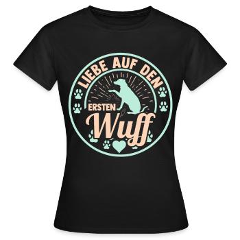 Chien Propriétaire De Chien Propriétaire De Chien Motif Chiens - T-shirt Femme - noir - Devant - AI Model Female 172 dark (172cm)
