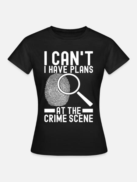 Forensik Forensiker - Frauen T-Shirt - Schwarz