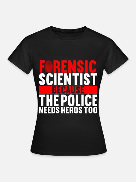 Forensik Forensiker - Frauen T-Shirt - Schwarz