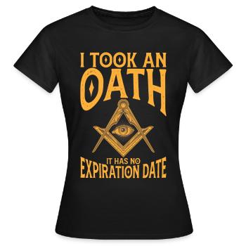 Freimaurer Winkel & Zirkel FREEMASON Prince Hall - Frauen T-Shirt - Schwarz - Vorne - AI Model Female 172 dark (172cm)