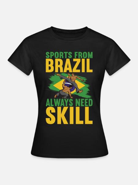 Capoeira Capoeirista - Frauen T-Shirt - Schwarz