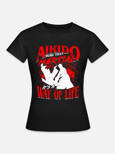 Aïkido Aïkidoka - T-shirt Femme - noir