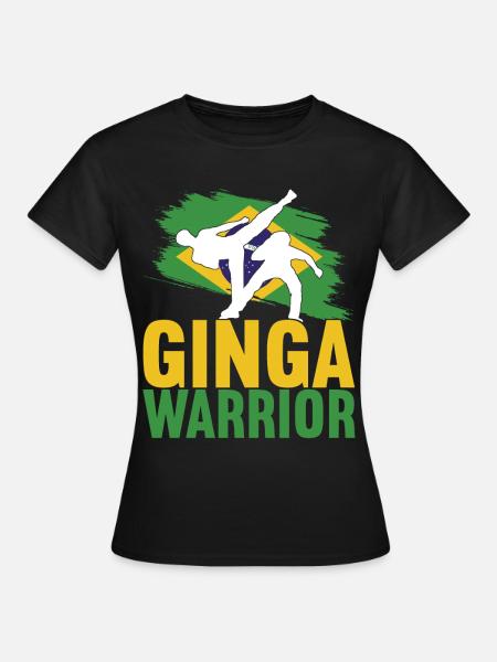 Capoeira Capoeirista - Frauen T-Shirt - Schwarz