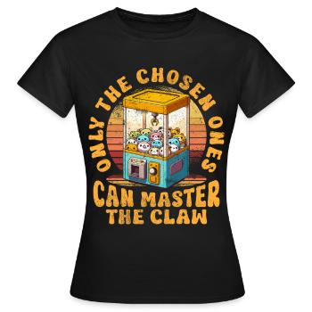 Kraller Gripper Pince automatique - T-shirt Femme - noir - Devant - AI Model Female 172 dark (172cm)