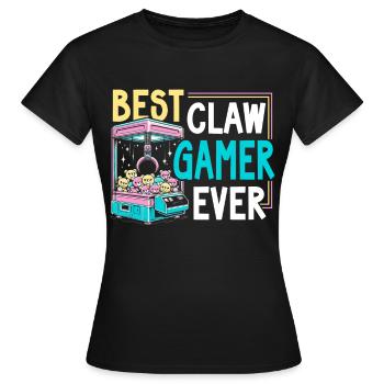 Gripper Kraller Gripper Meilleur joueur de griffes de tous les temps - T-shirt Femme - noir - Devant - AI Model Female 172 dark (172cm)