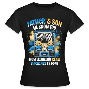 Pince automatique Pince Kraller - T-shirt Femme - noir - Devant - AI Model Female 172 dark (172cm)